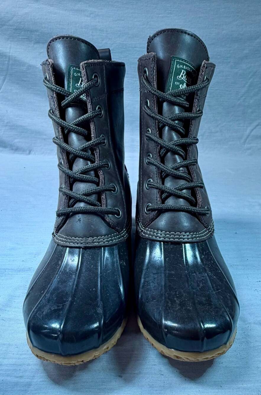 G.H. Bass & Co. Women's Brown Leather Duck Boots